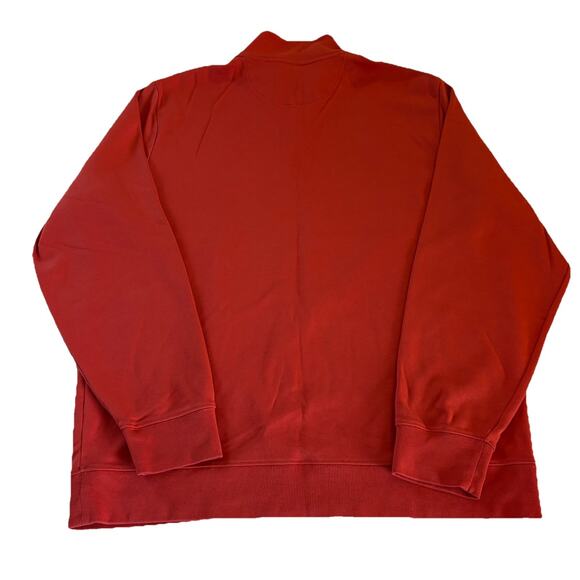 Vineyard Vines Sweatshirt Men’s Jersey 1/4 Zip Pullover Cotton Dark Pink Large - Picture 7 of 12